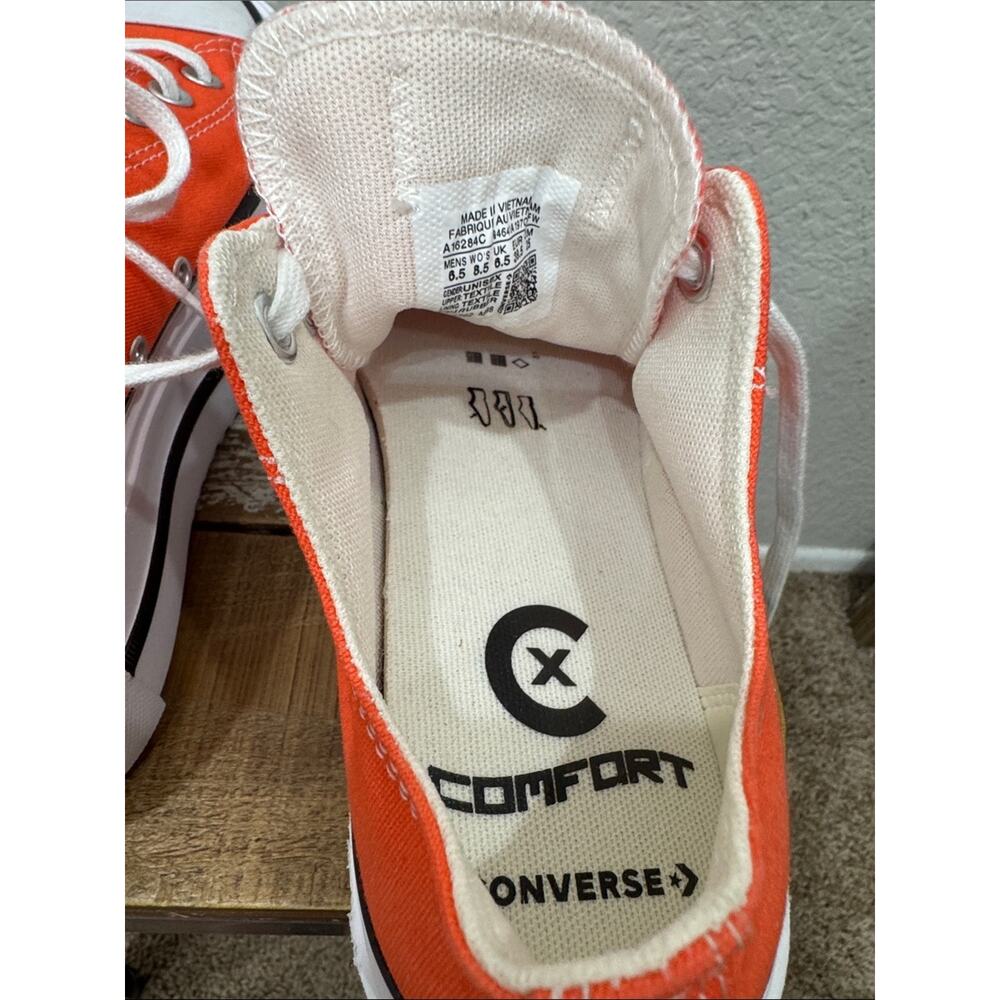 Converse CTAS Lift Double Stack Low Vermilion Red NEW Size 8.5 - Picture 6 of 7